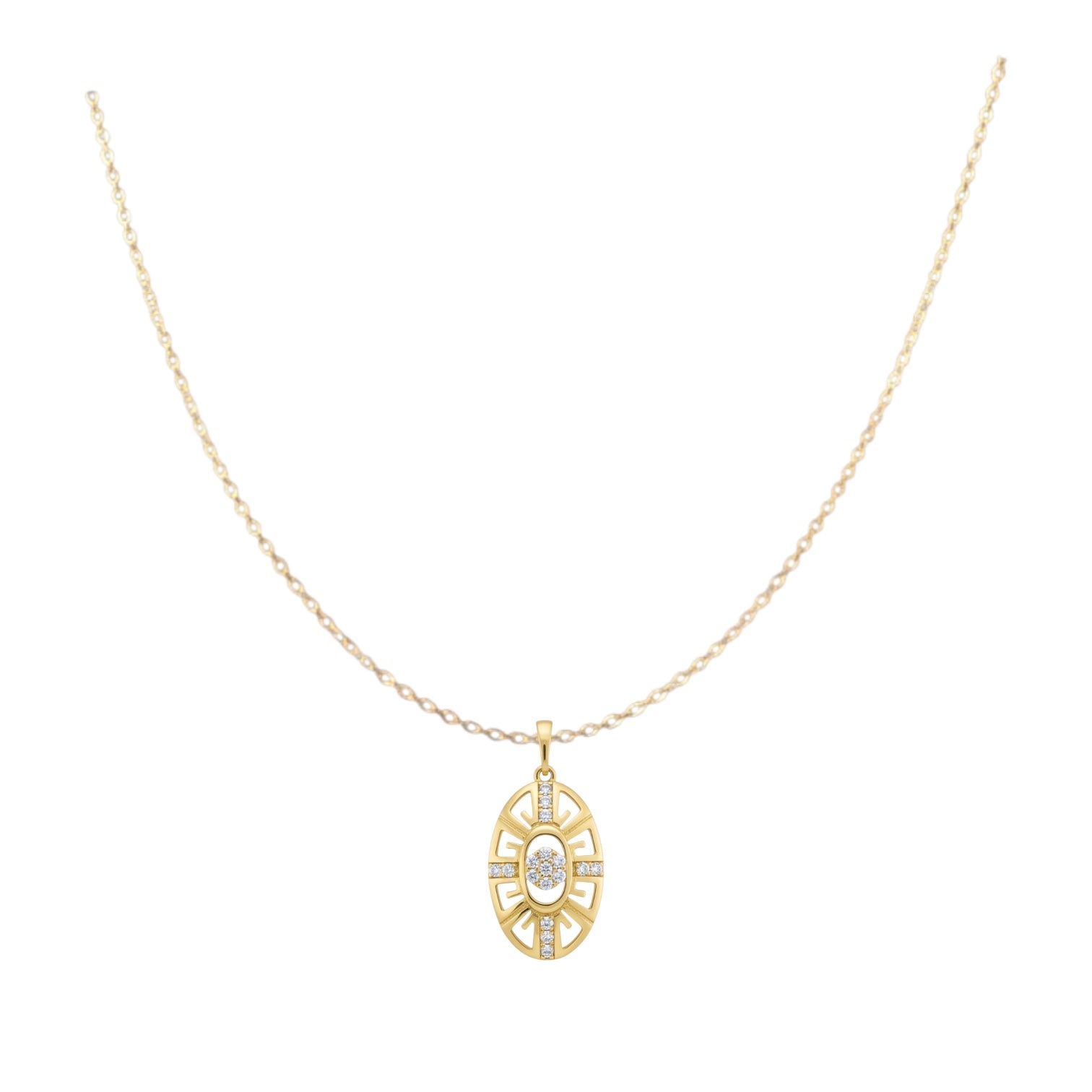 Позлатено колие "Мая"