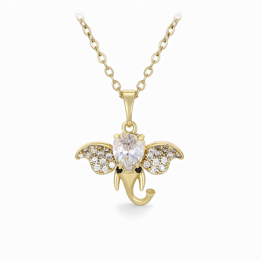 Позлатено колие "Слонче"