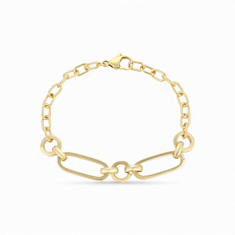 Позлатена гривна "Сияна"