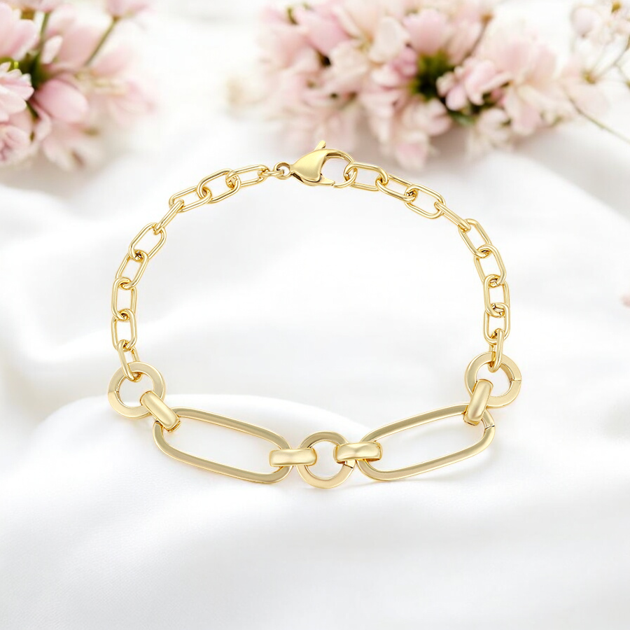 Позлатена гривна "Сияна"