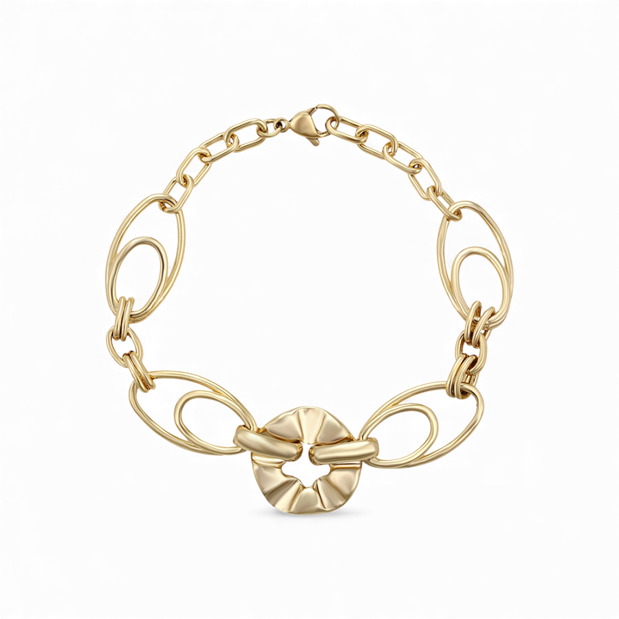 Позлатена гривна "Лукс"