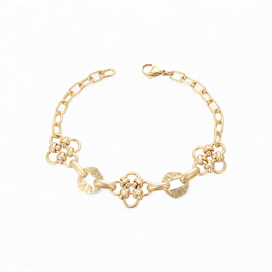 Позлатена гривна "Детелинки"