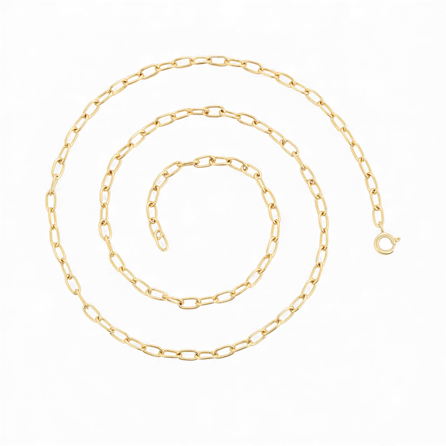 Позлатен синджир - 50см