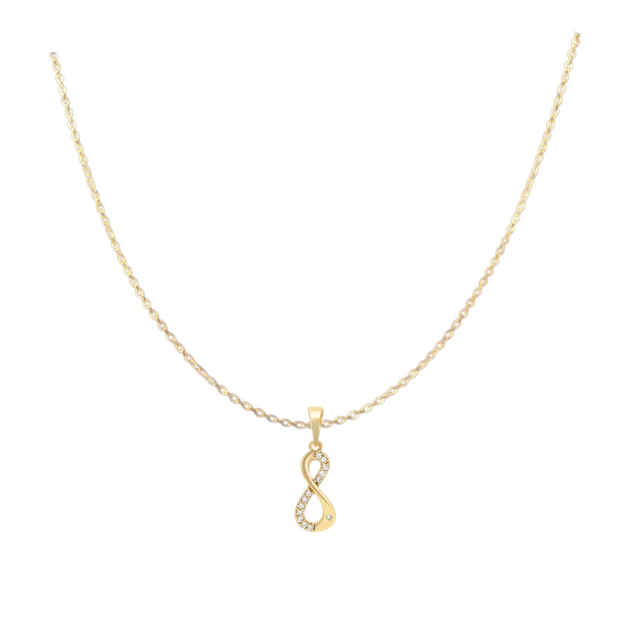 Позлатено колие "Безкрайност"