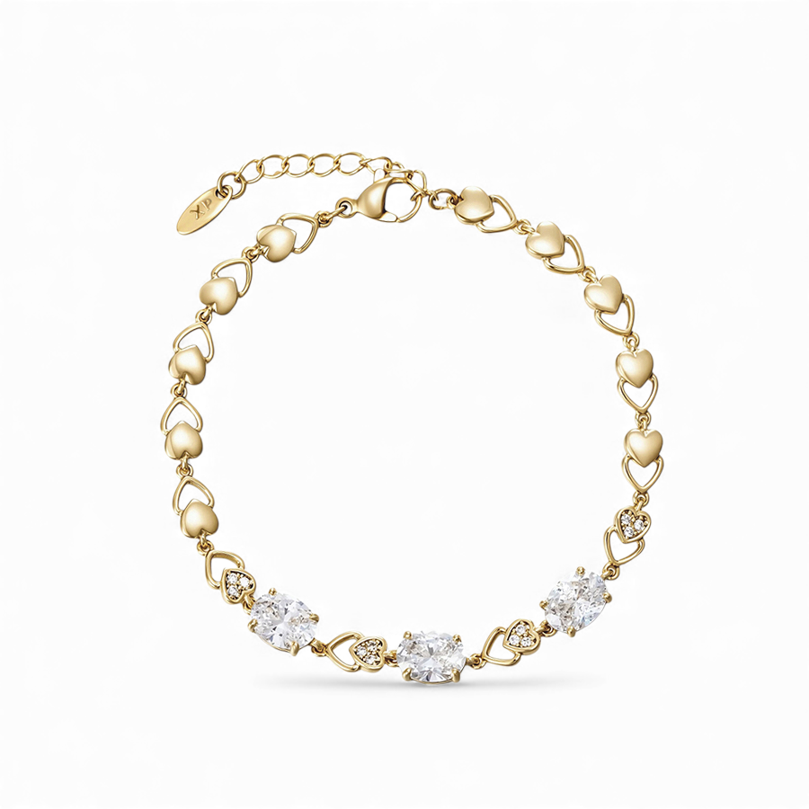 Позлатена гривна "Кралица"