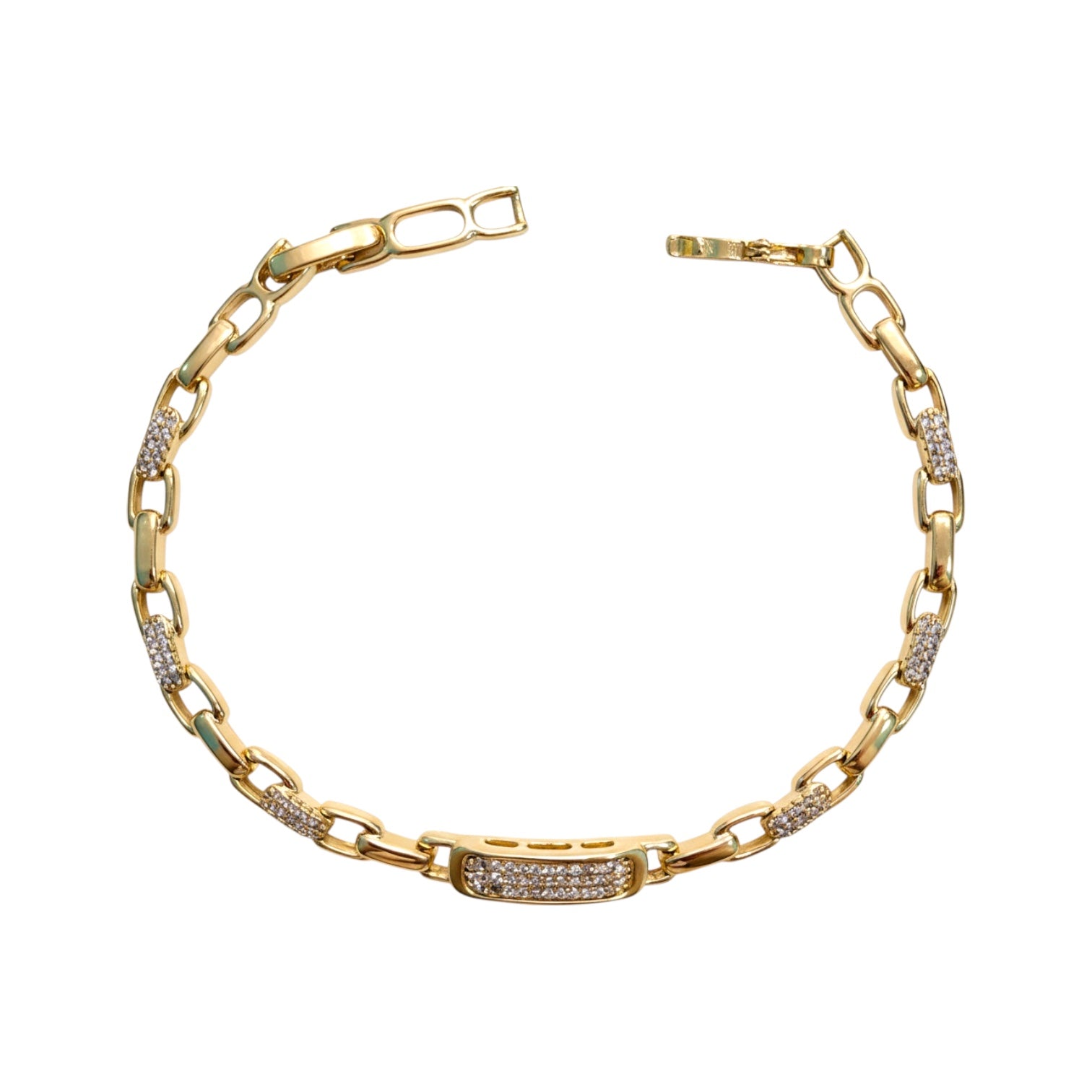 Позлатена гривна "Светлина"