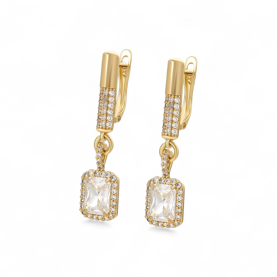 Позлатени обеци "Лукс"