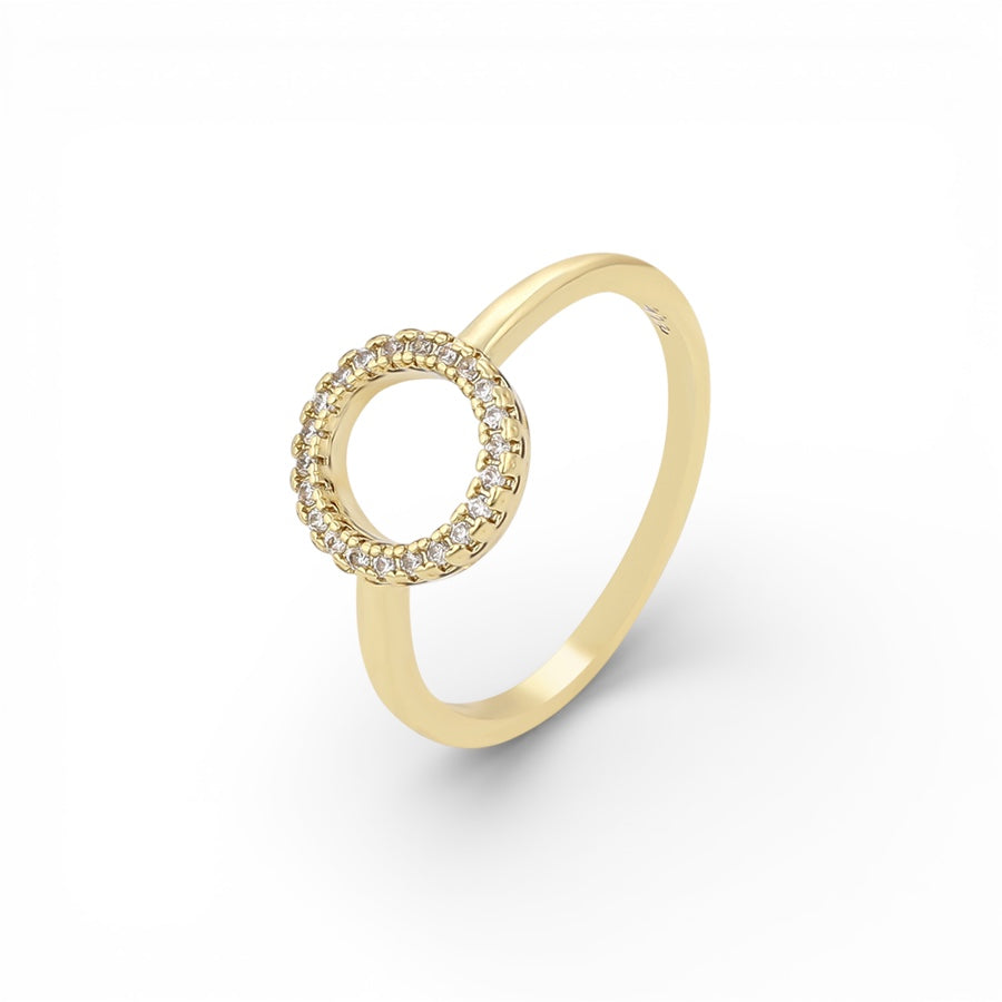 Позлатен пръстен "Кръг"