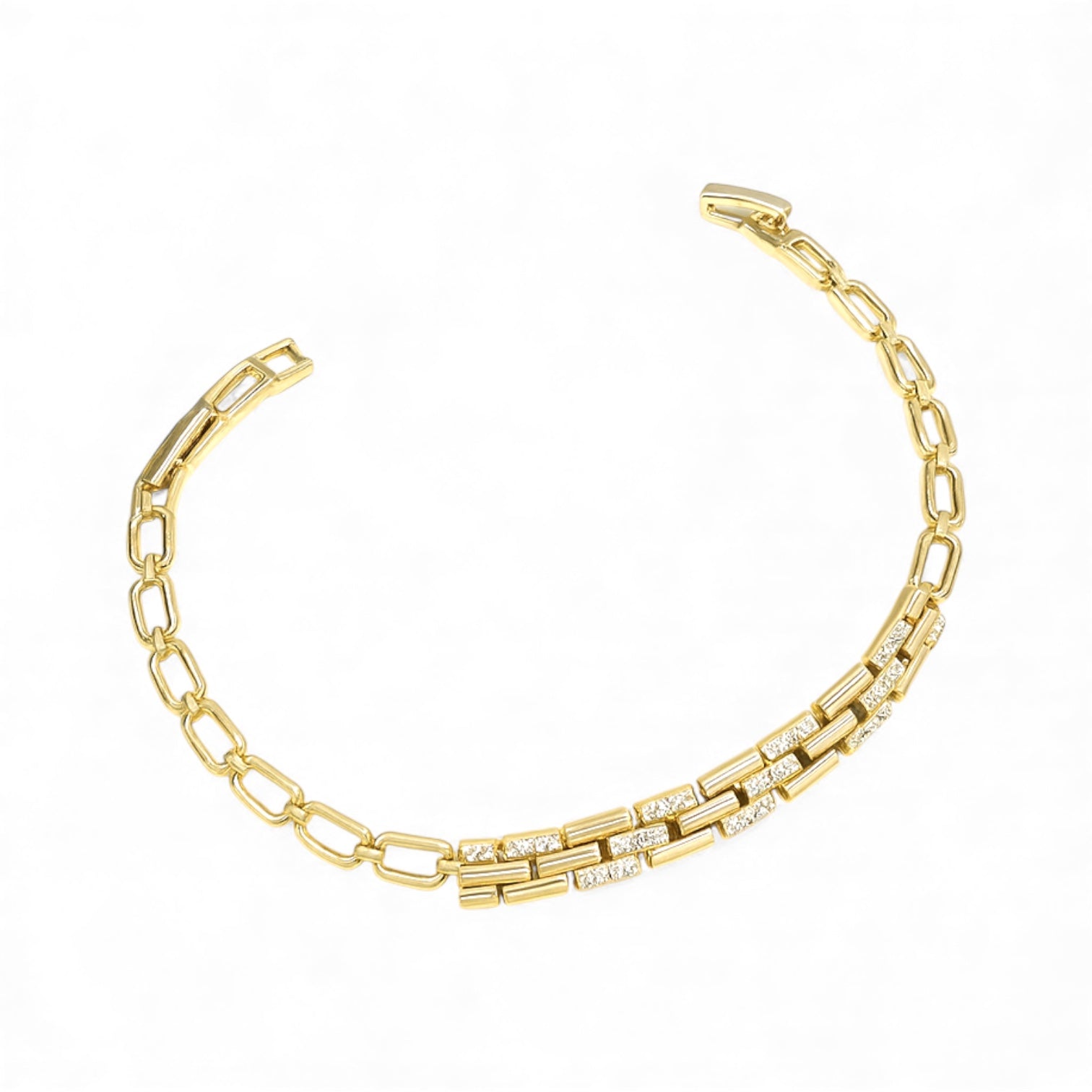 Позлатена гривна "Теменужка"