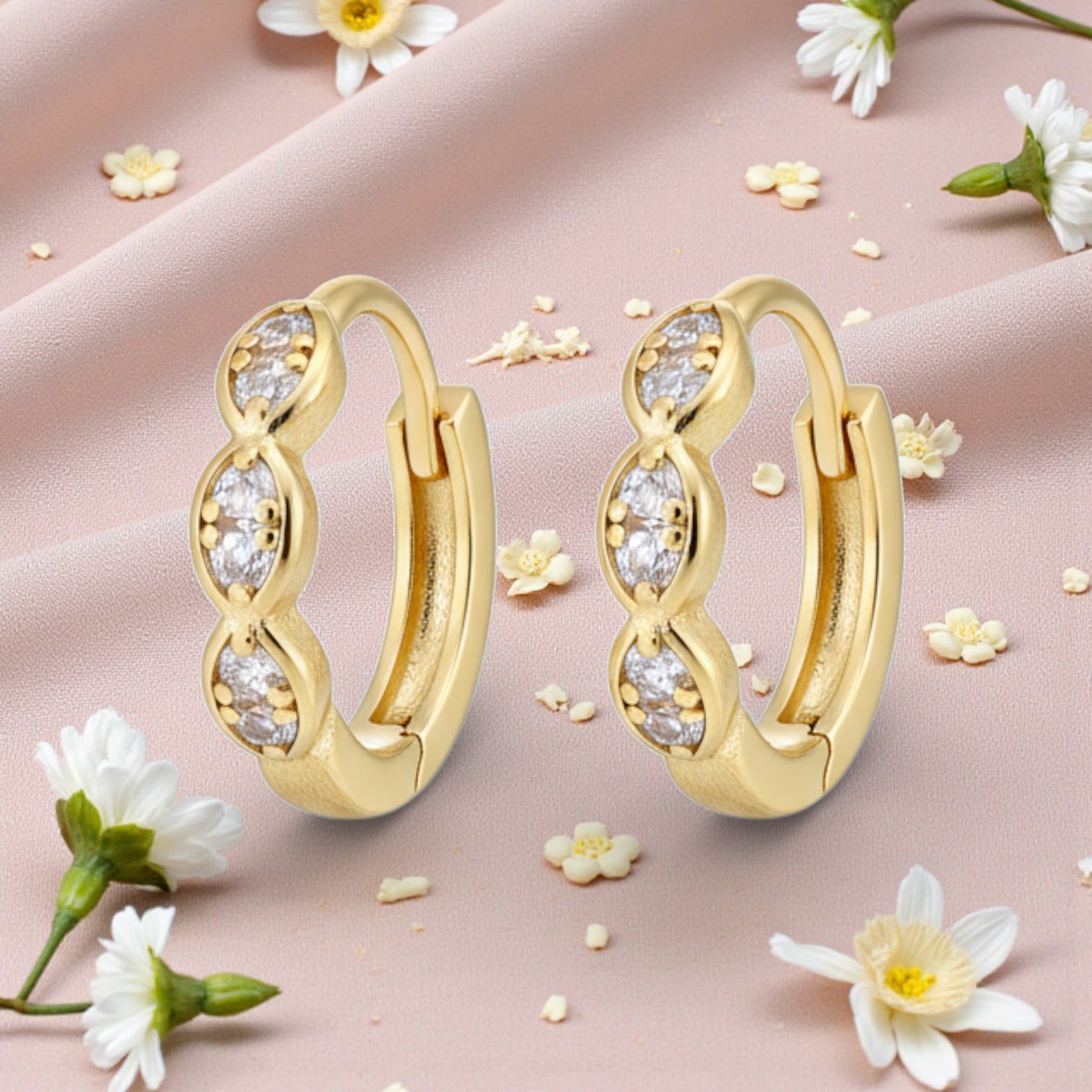 Позлатени нежни халки