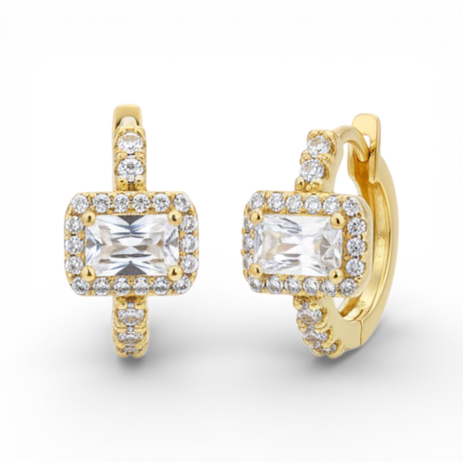 Позлатени обеци "Гери"