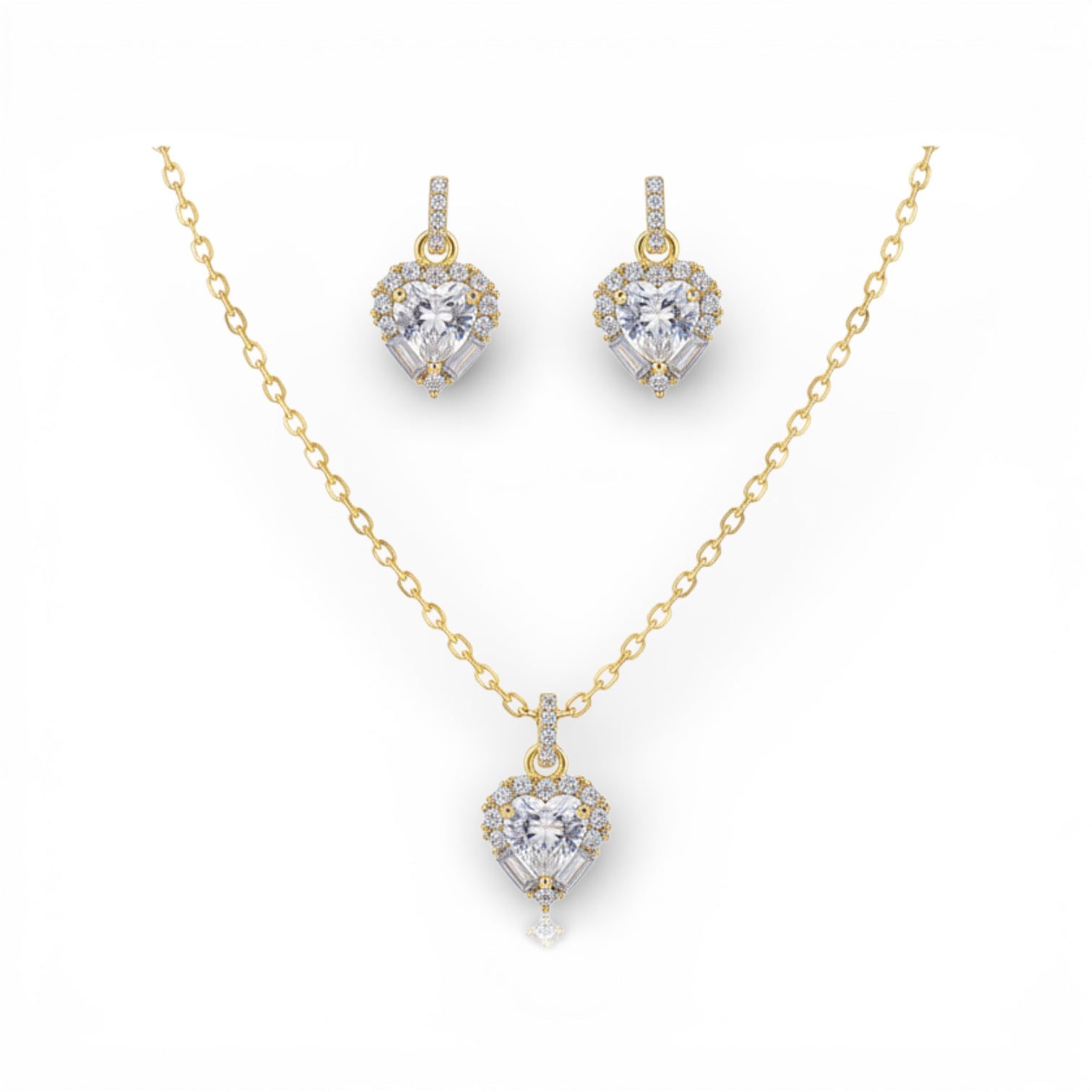 Позлатен комплект "Любов"