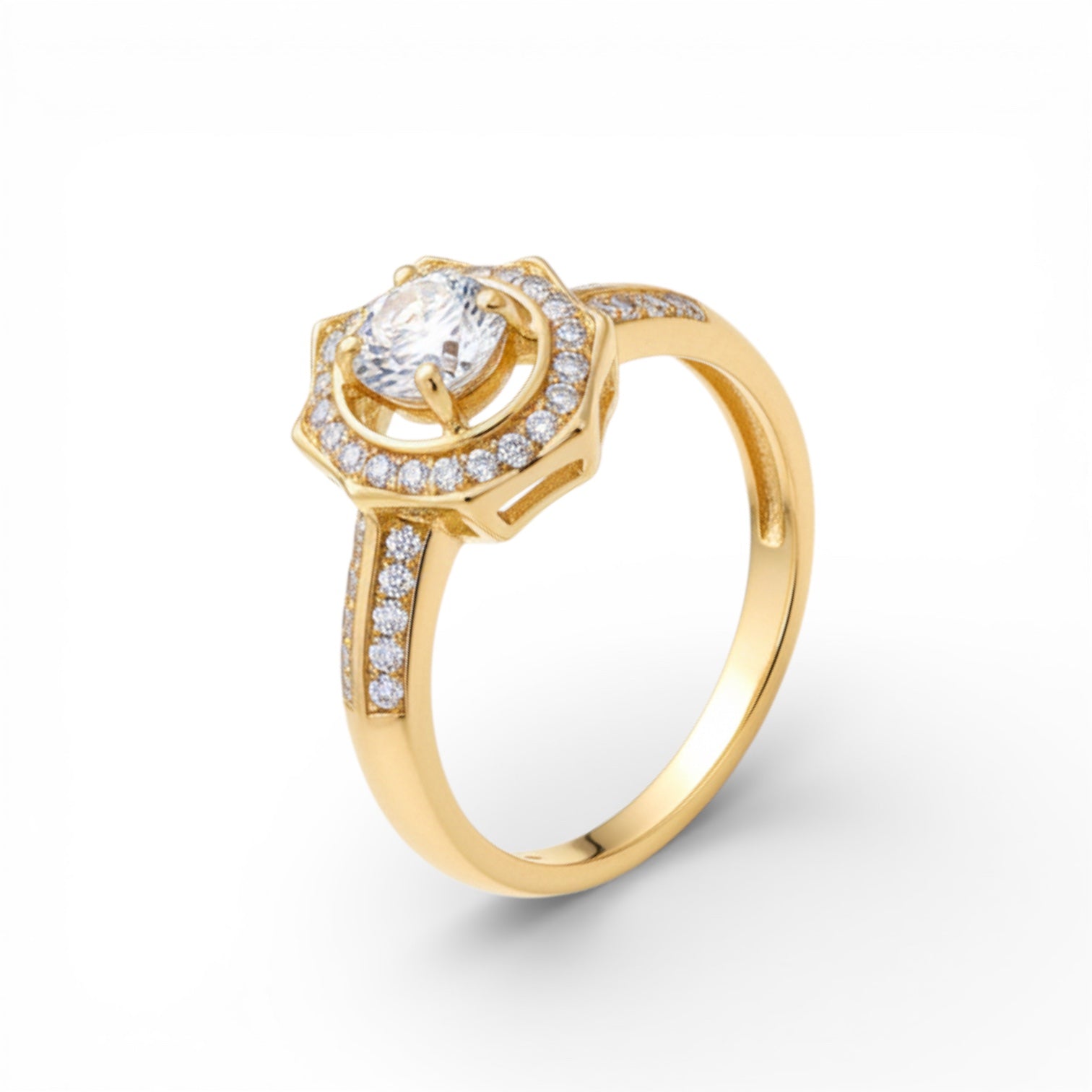 Позлатен пръстен "Роял"