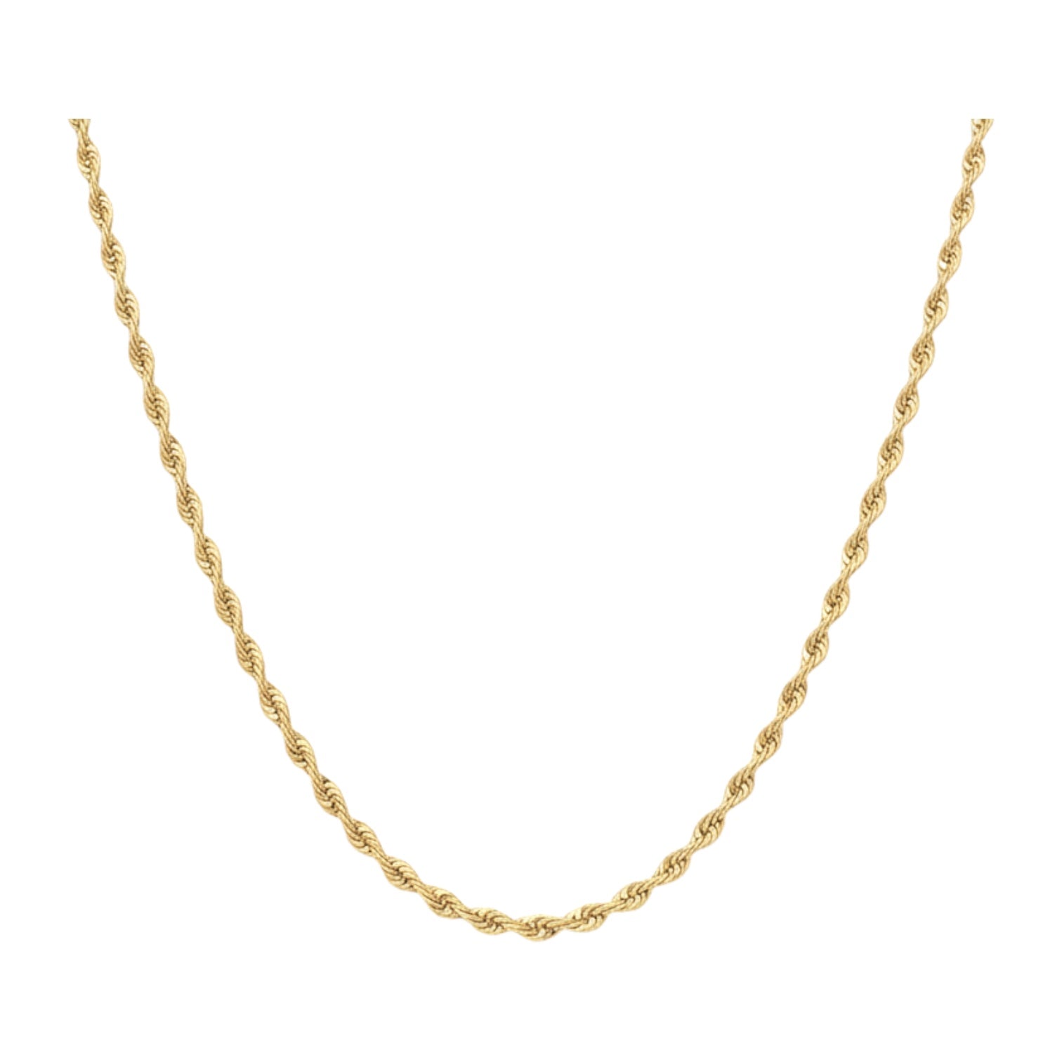 Позлатен синджир спирала - 50см