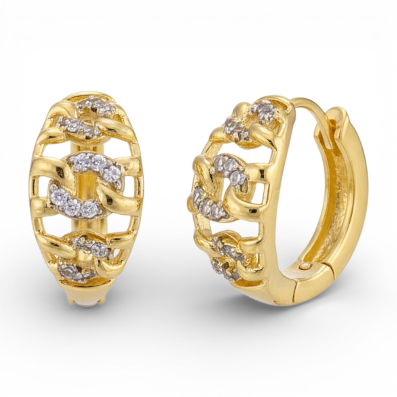 Позлатени обеци "Мими"