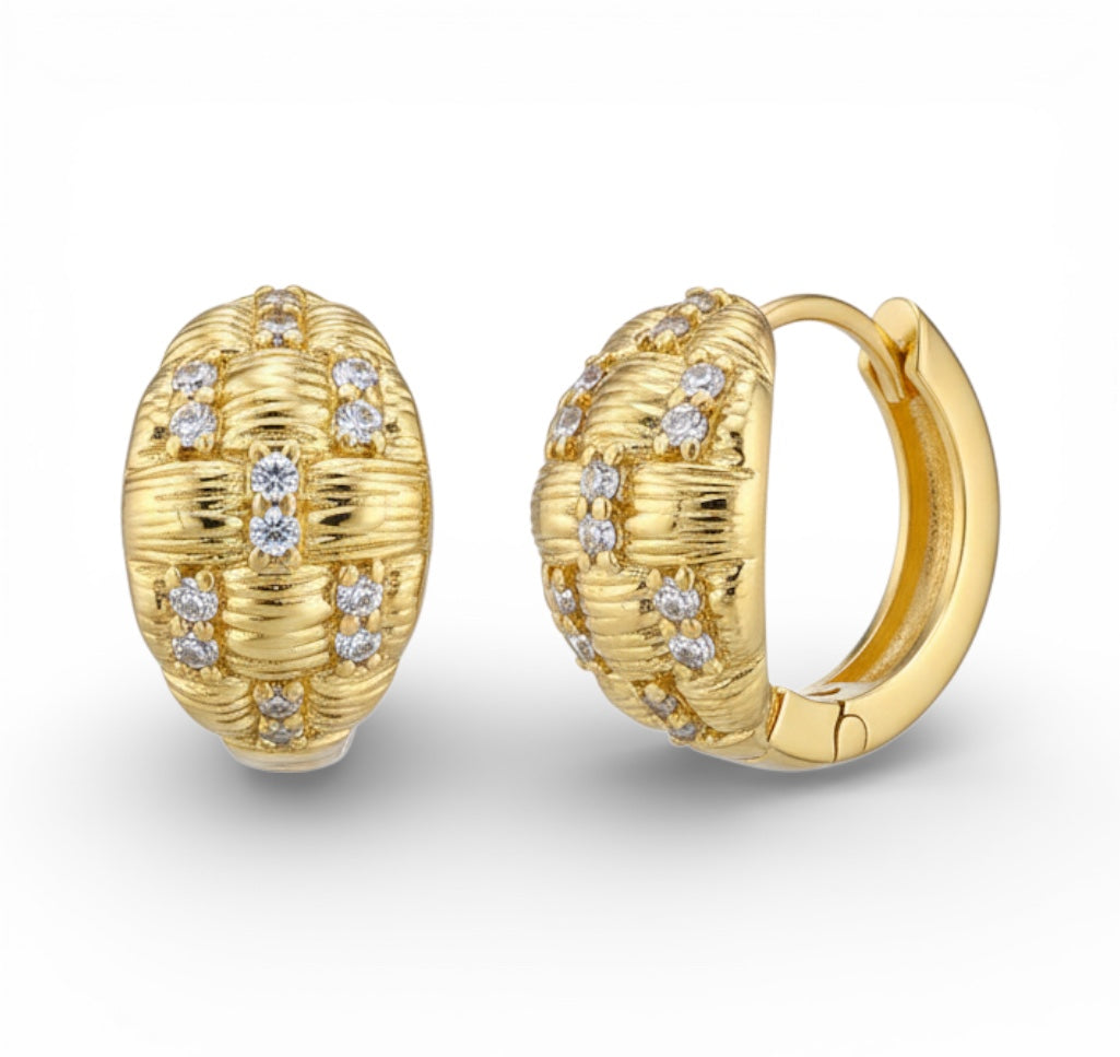 Позлатени обеци "Вики"