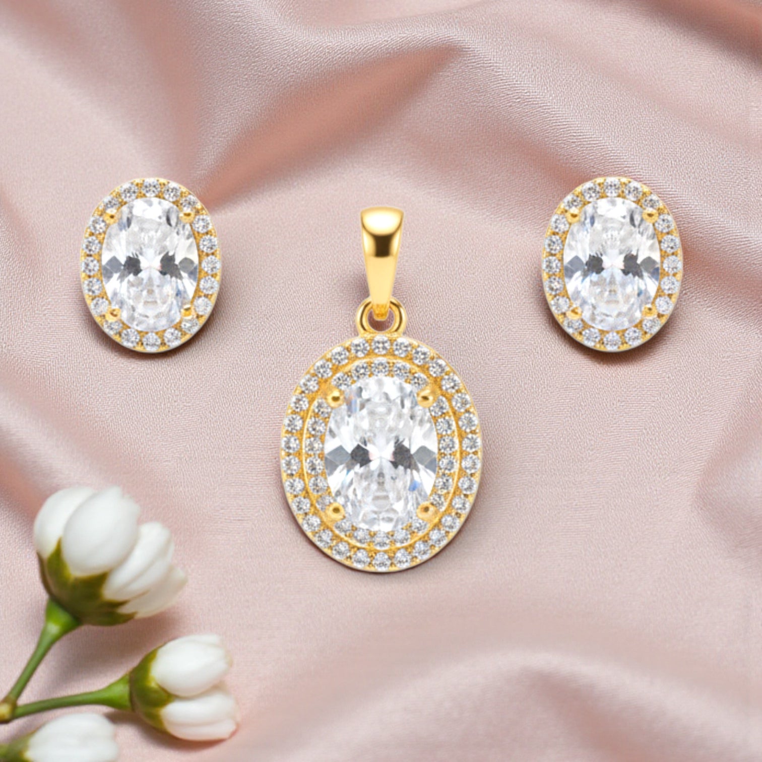 Позлатен комплект "Рая"