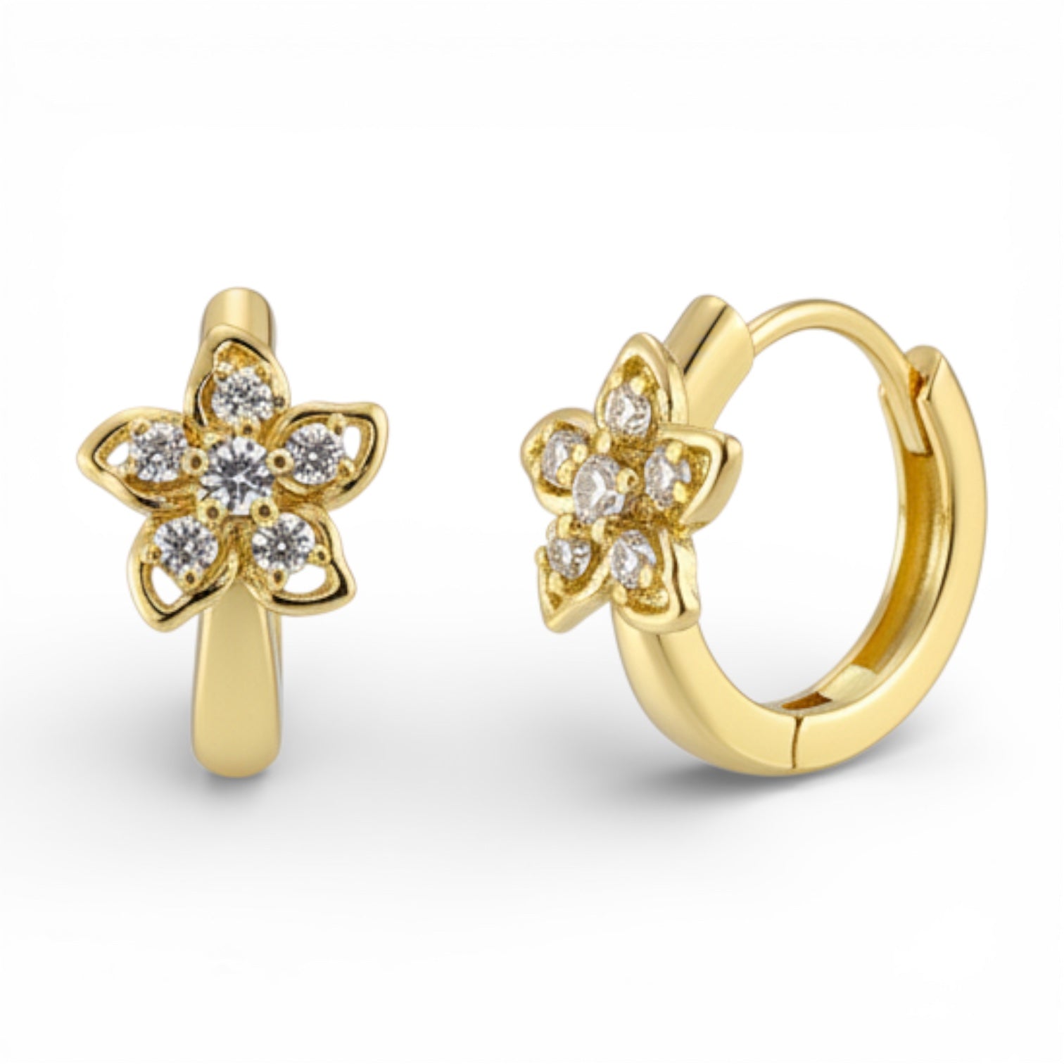 Позлатени обеци "Пролетен блясък"