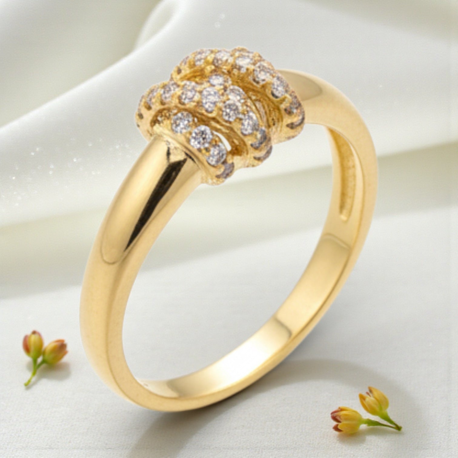 Позлатен пръстен "Мира"