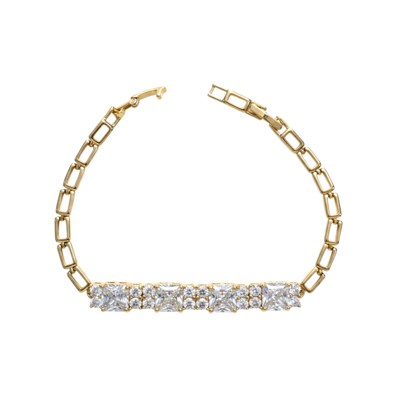 Позлатена гривна "Блясък"