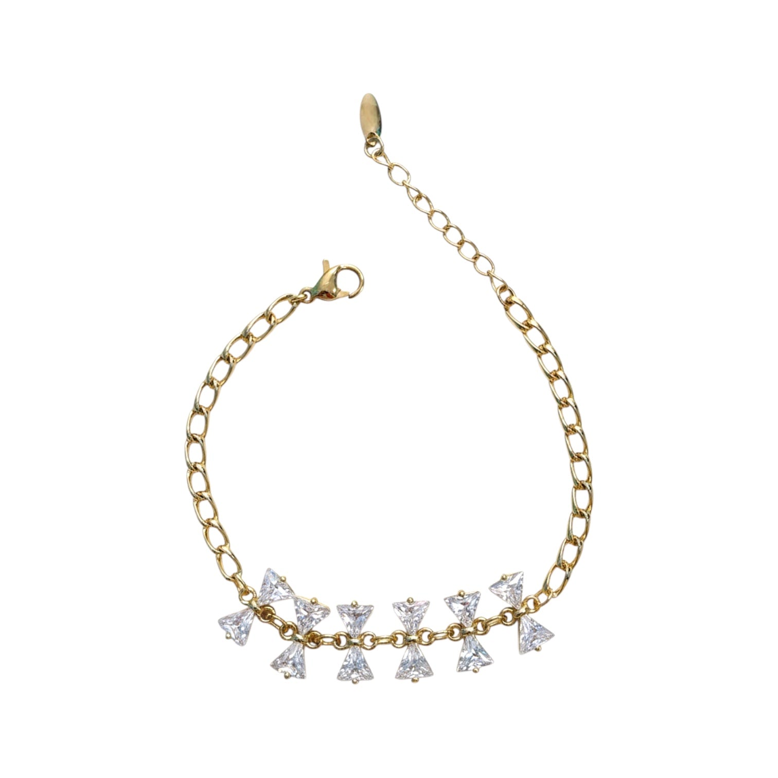 Позлатена гривна "Пролетна нежност"