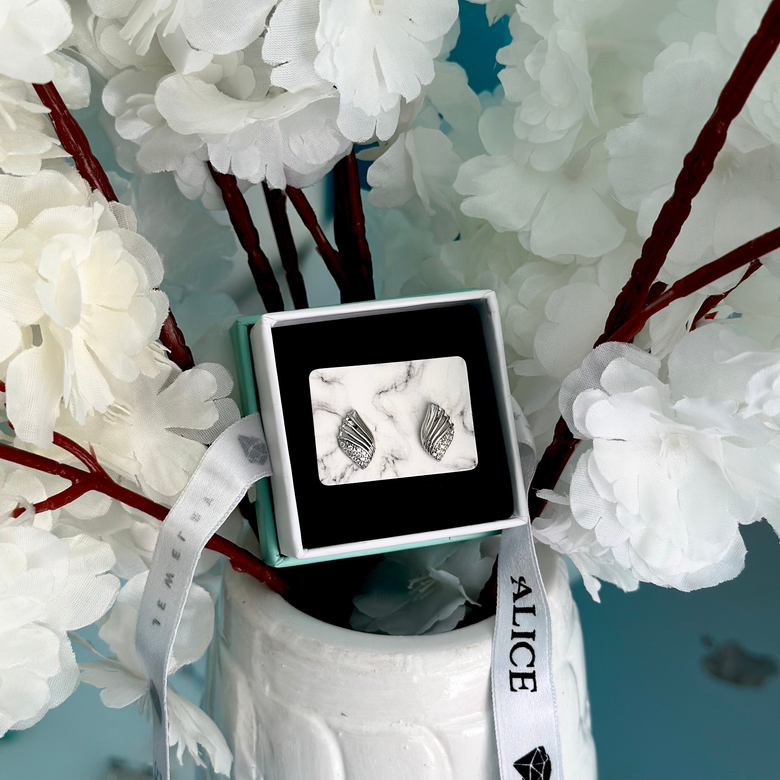 Сребърни обеци "Магия"