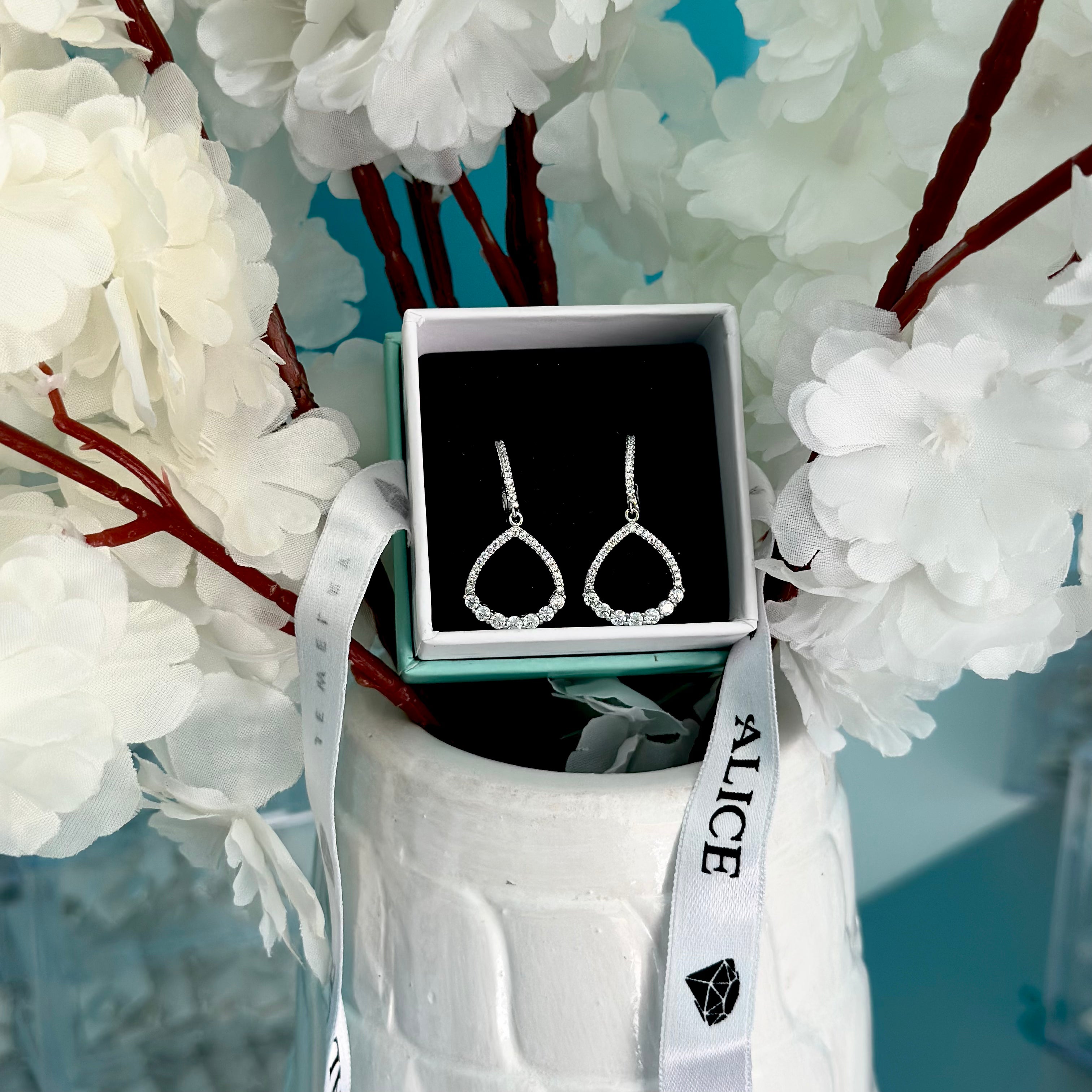 Сребърни обеци "Светлина"