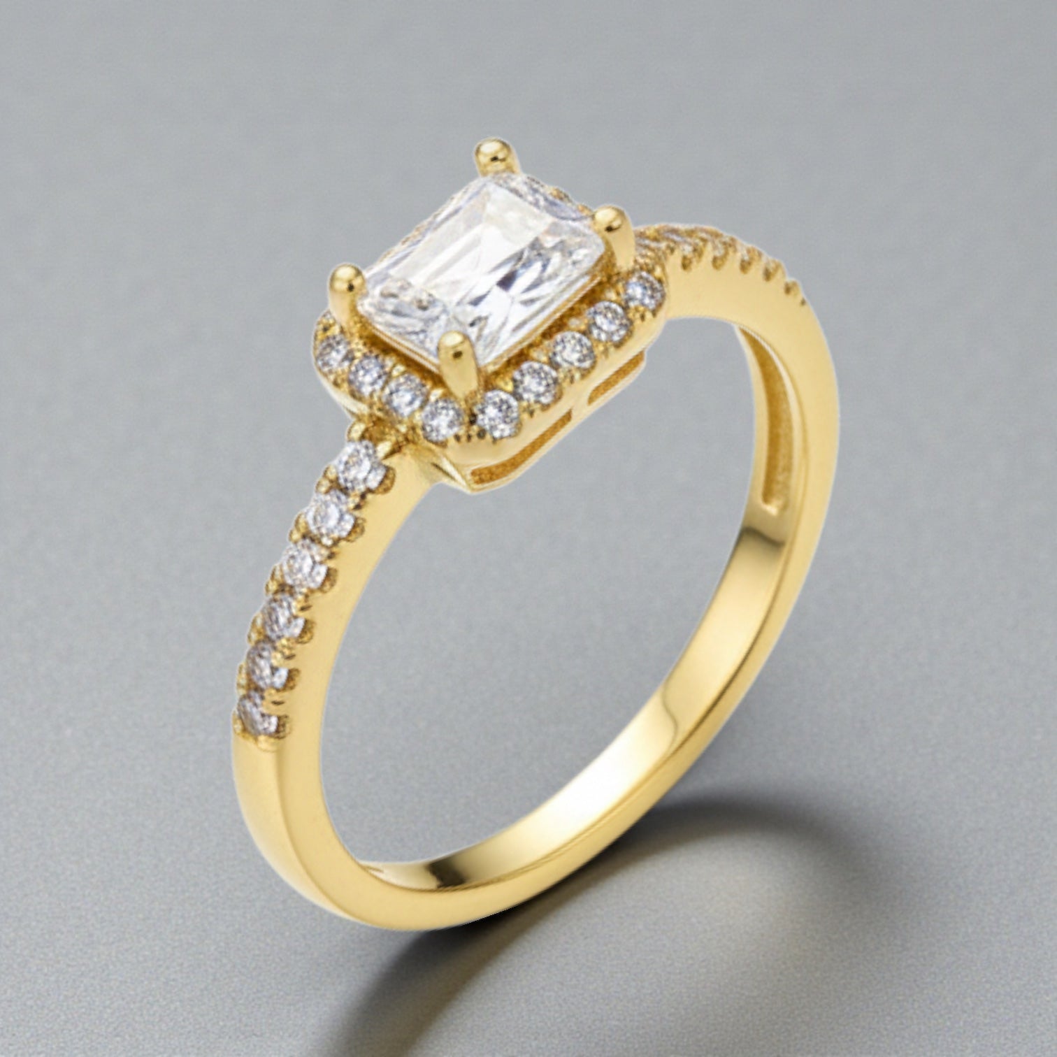 Позлатен пръстен "Рая"