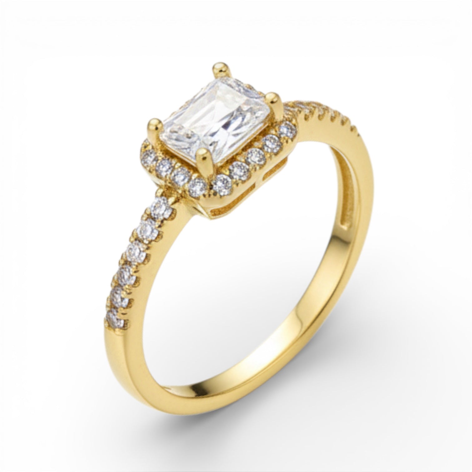 Позлатен пръстен "Рая"