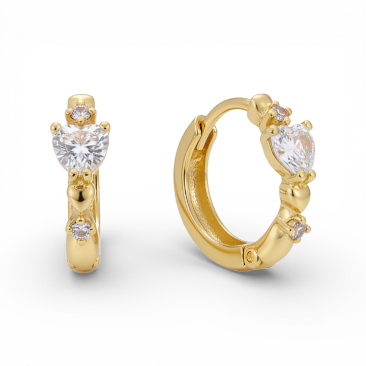 Позлатени обеци "Нежност"