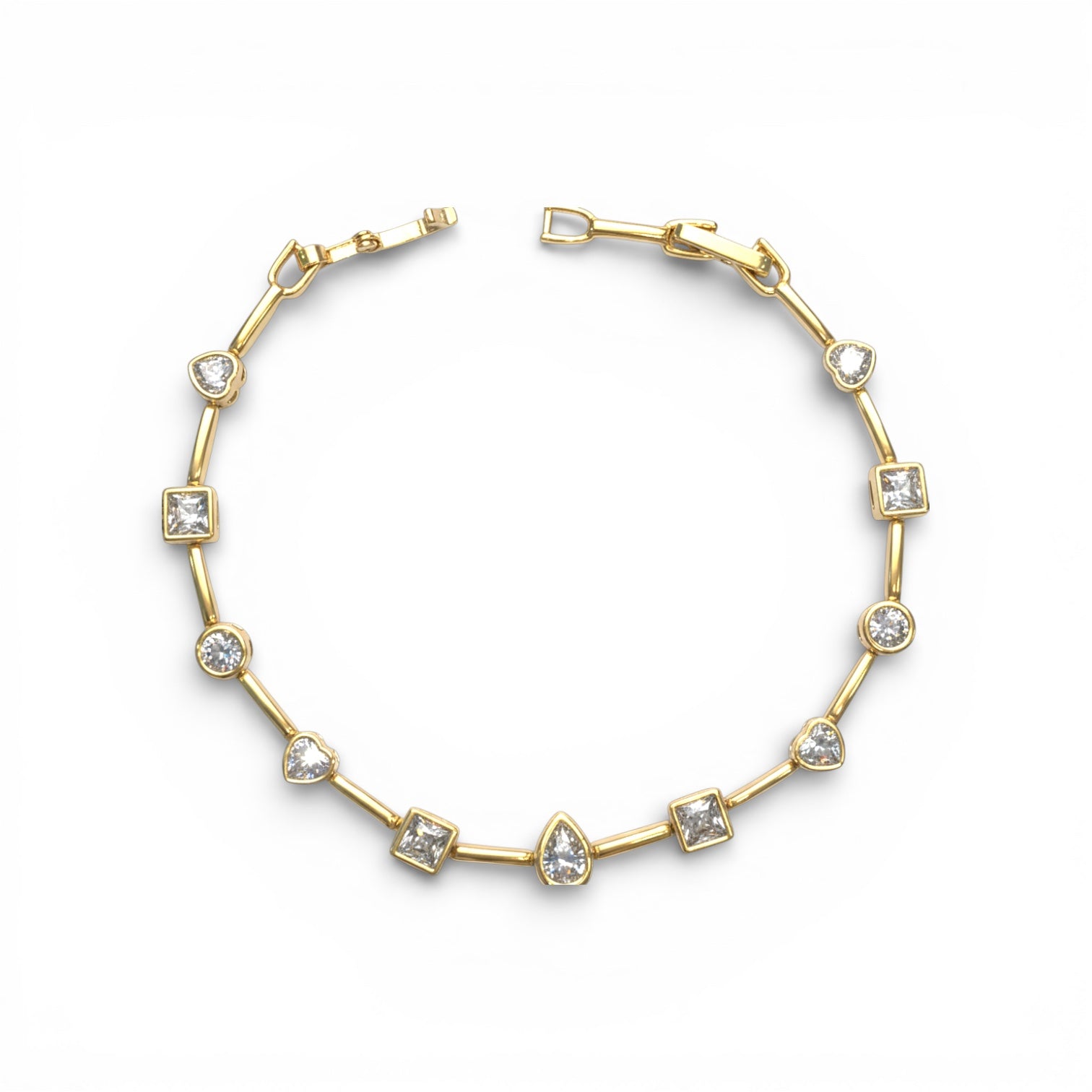 Позлатена гривна "Любов"