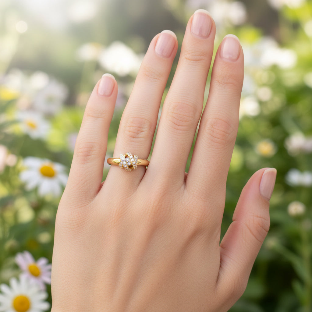 Позлатен пръстен "Мира"