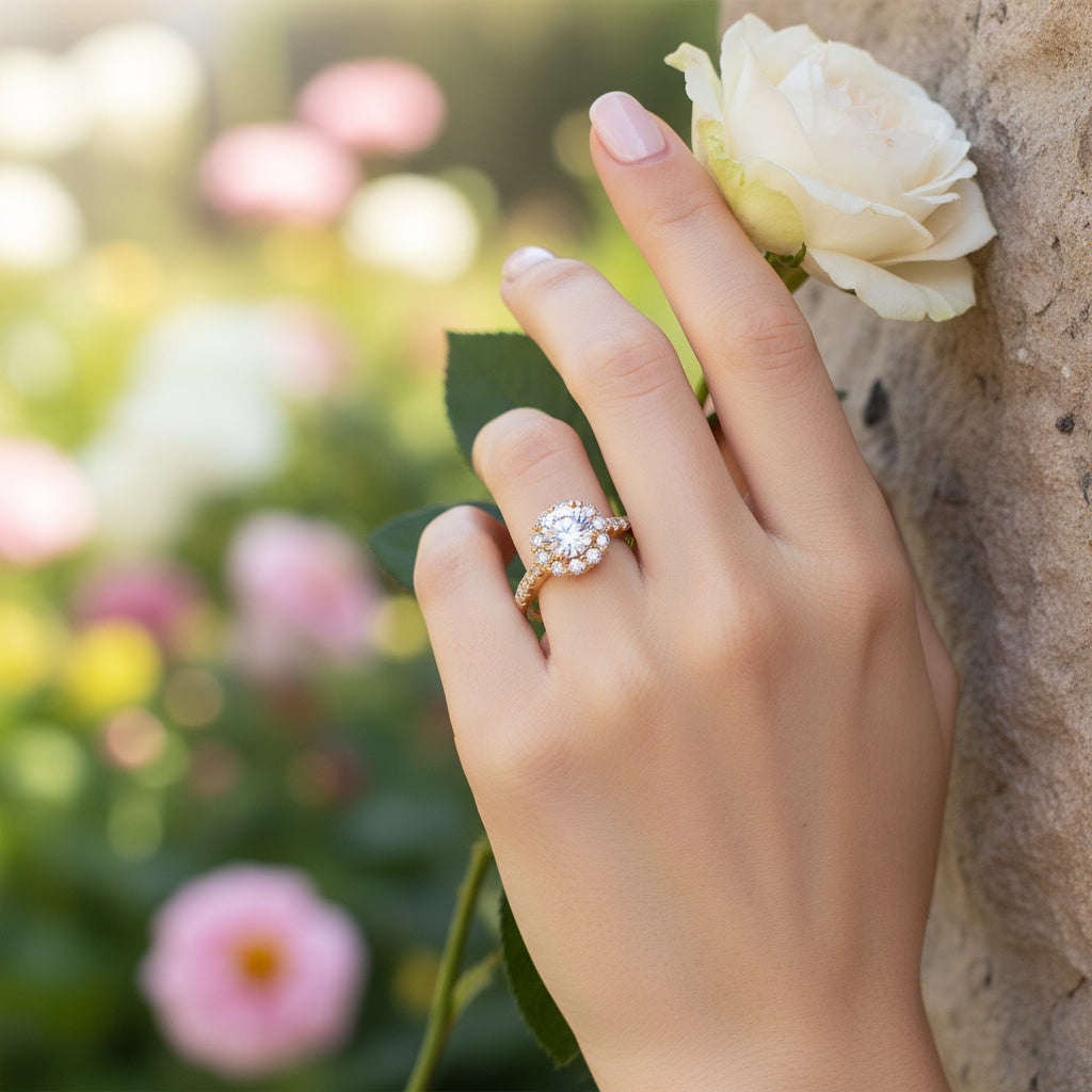 Позлатен пръстен "Лина"