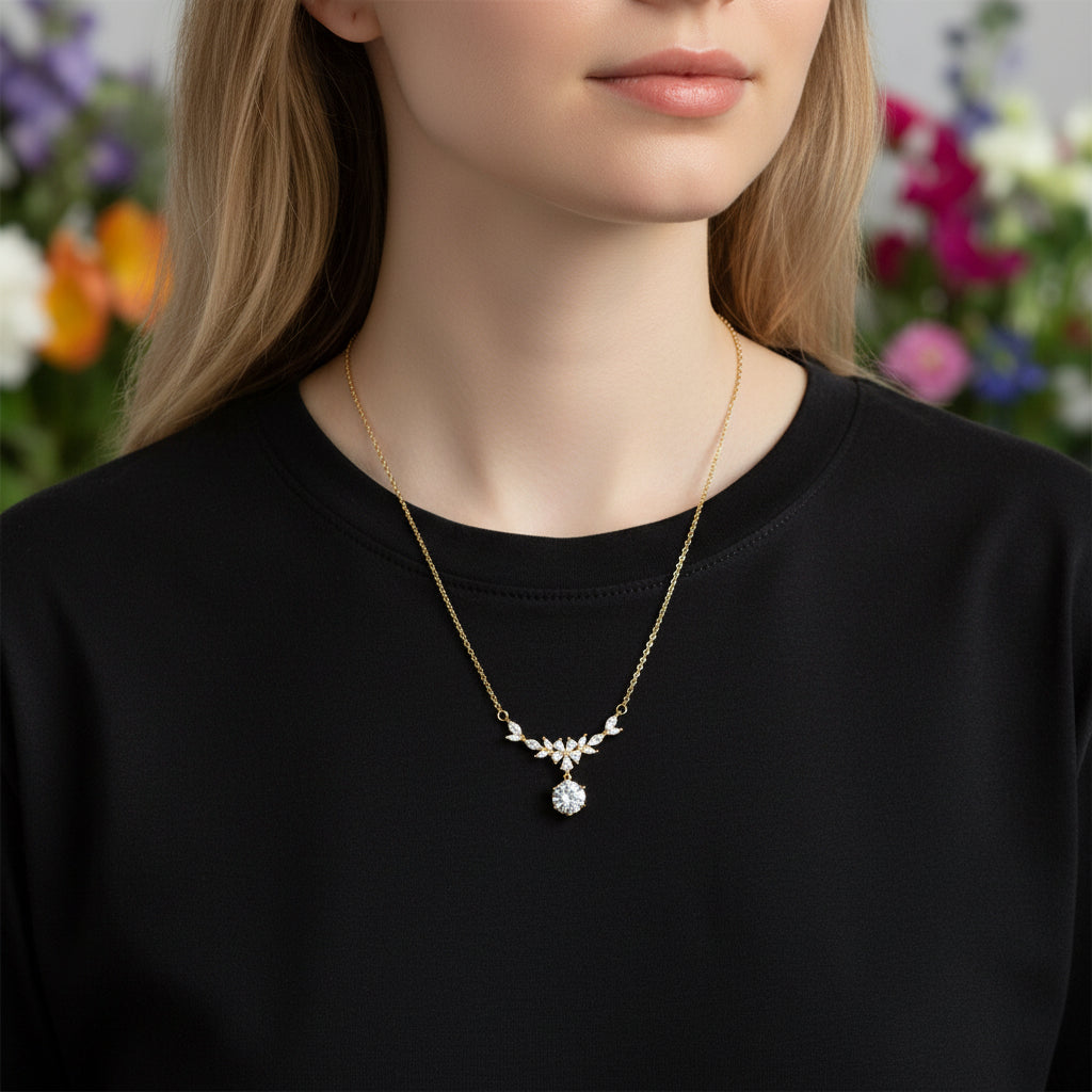 Позлатено колие "Еуфория"