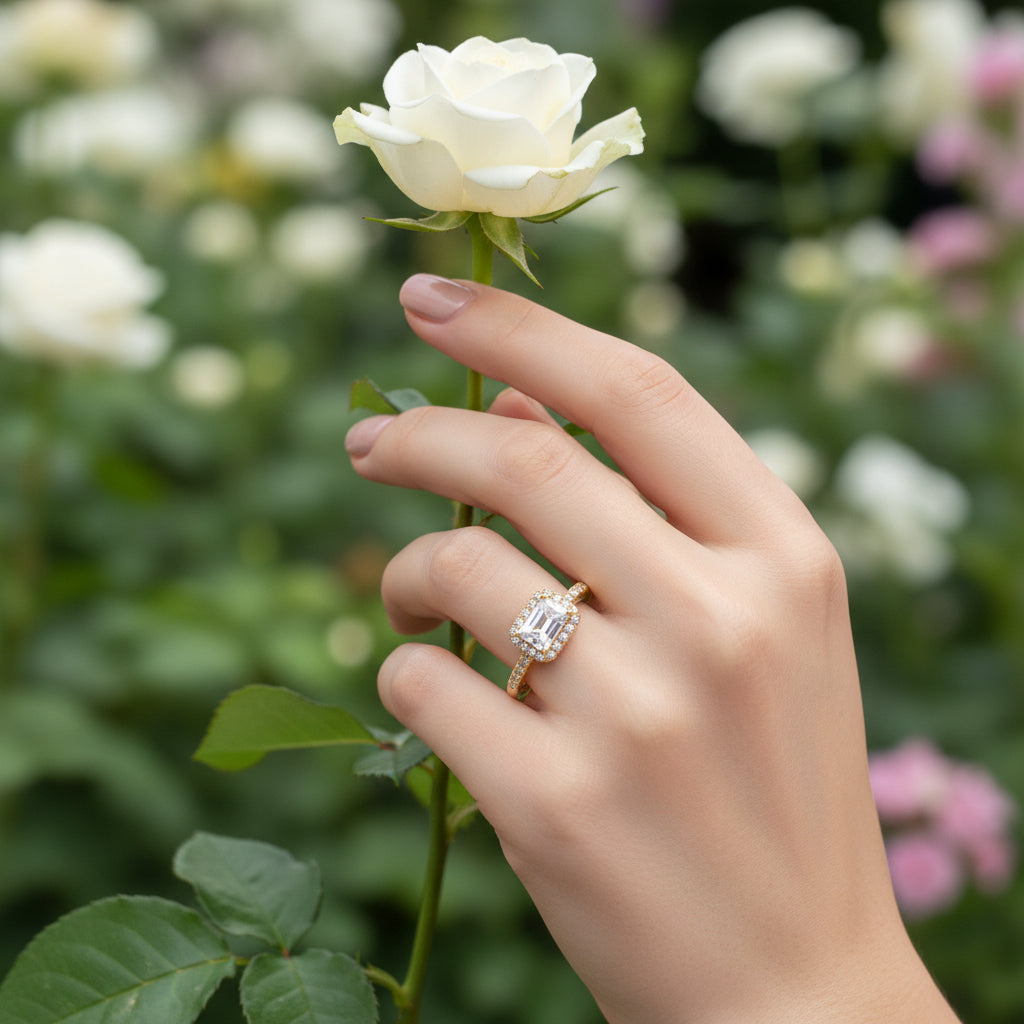 Позлатен пръстен "Рая"