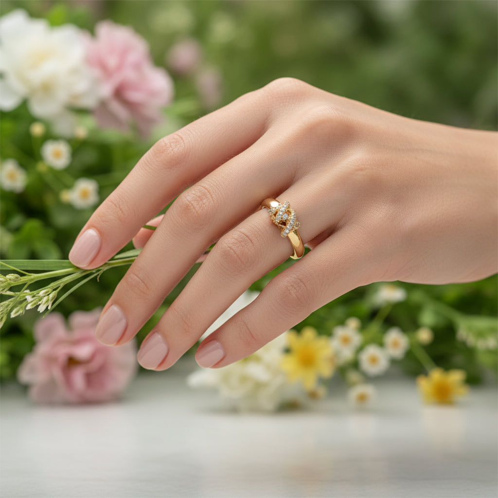 Позлатен пръстен "Мира"