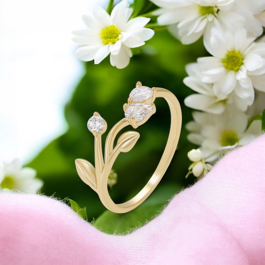 Позлатен пръстен "Пролет"