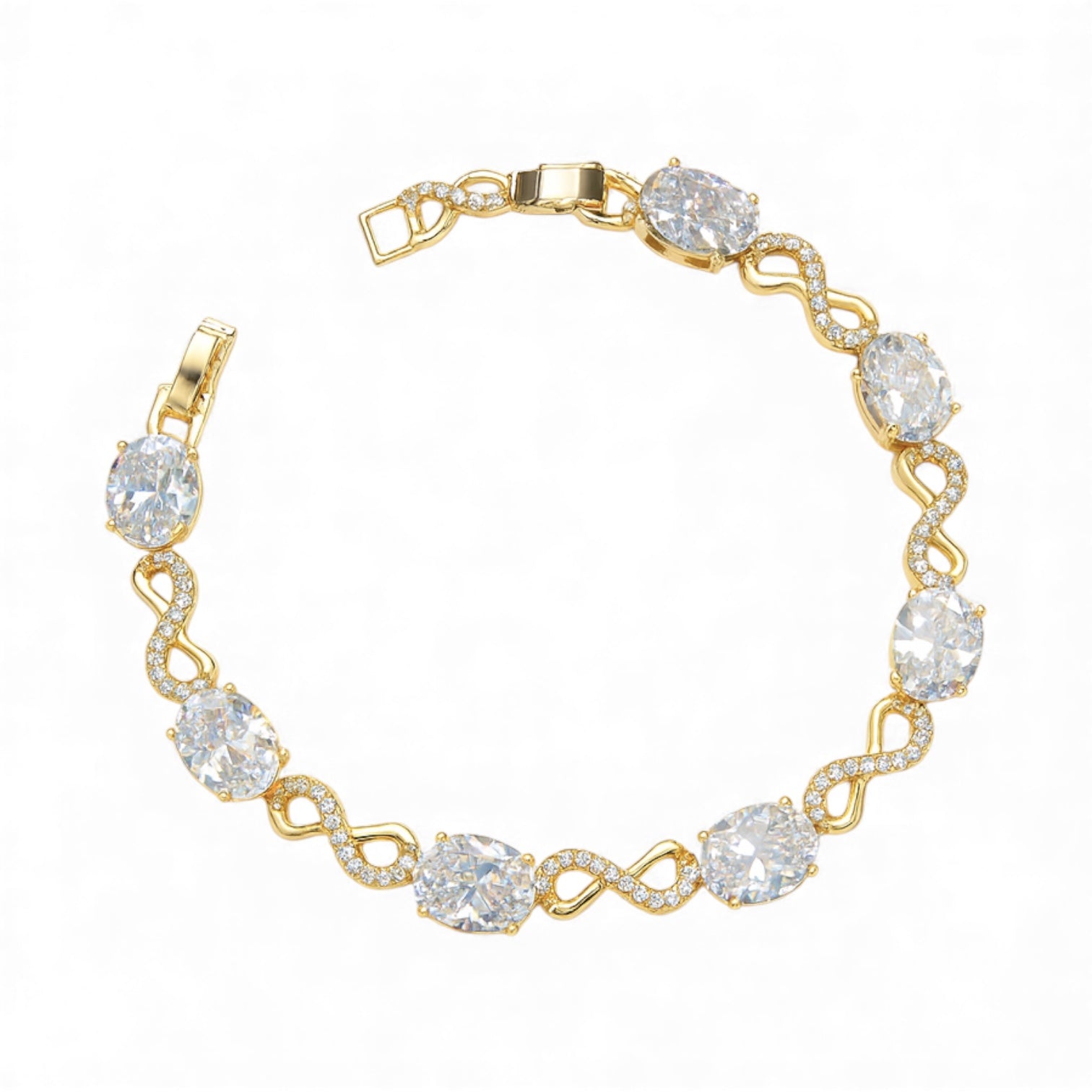 Позлатена гривна "Безкрайност"