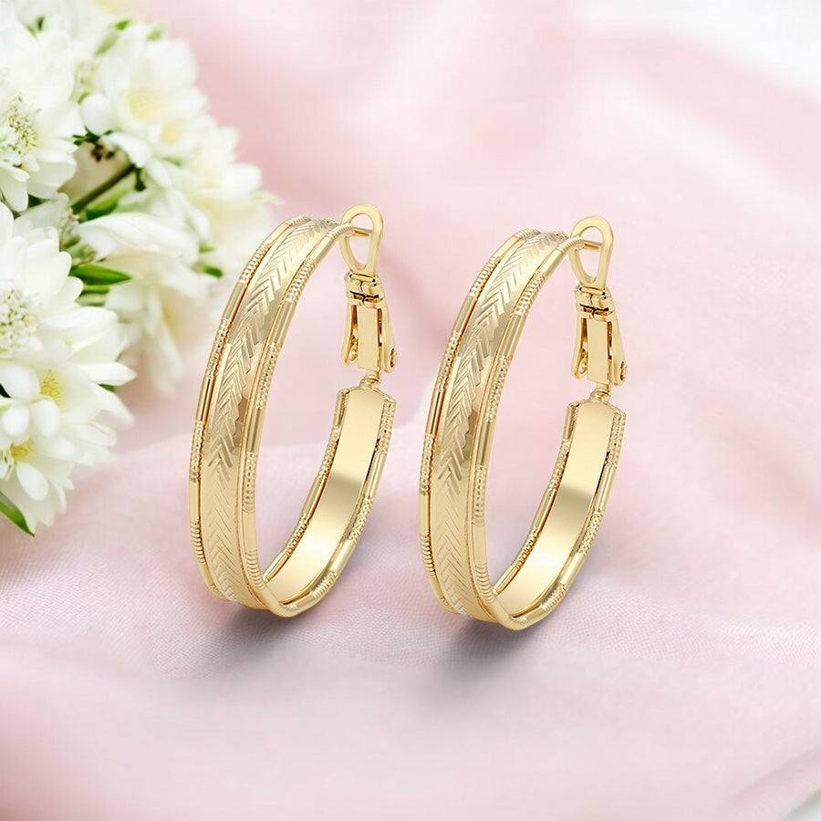 Позлатени гравирани халки