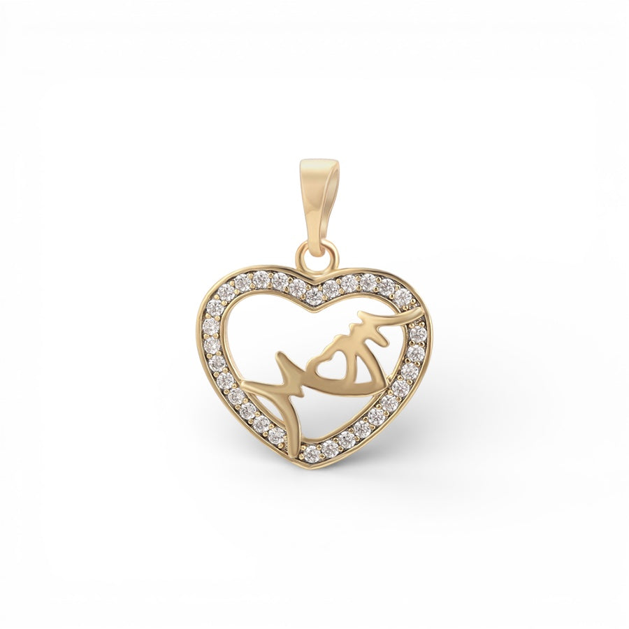 Позлатена висулка "Мама"