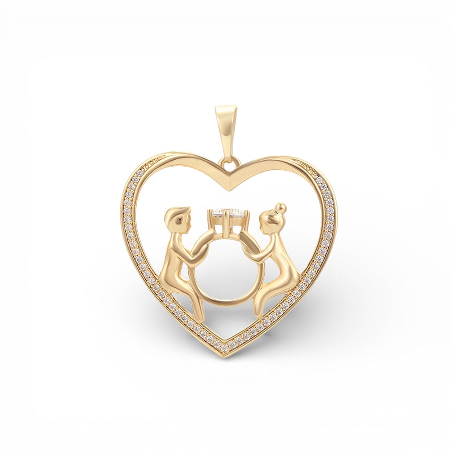 Позлатена висулка "Завинаги"