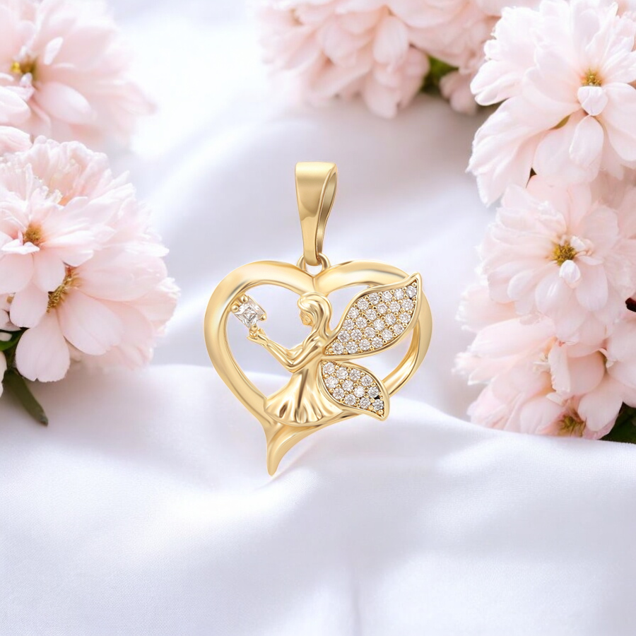 Позлатена висулка "Фея"