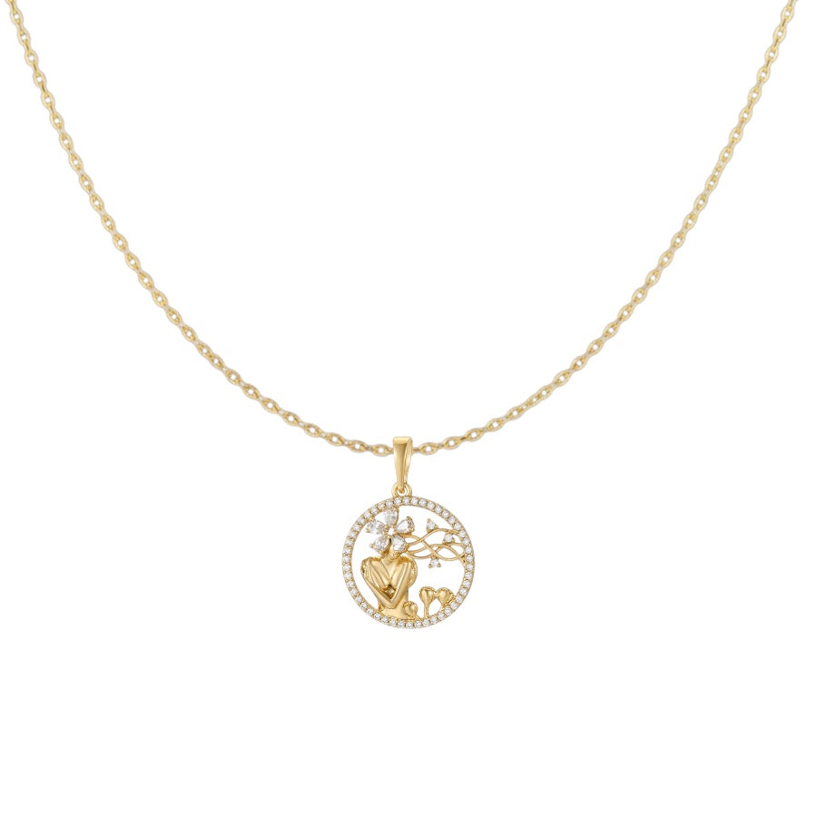 Позлатено колие "Сияние"