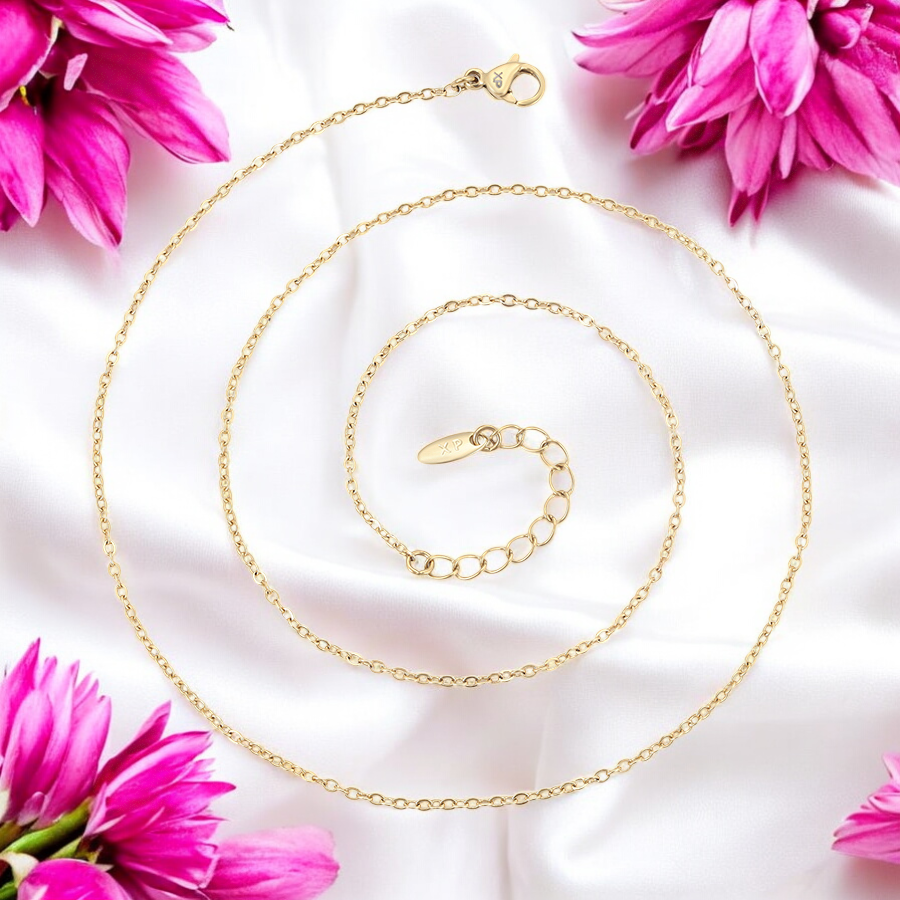 Позлатено синджирче - 44см + 4см