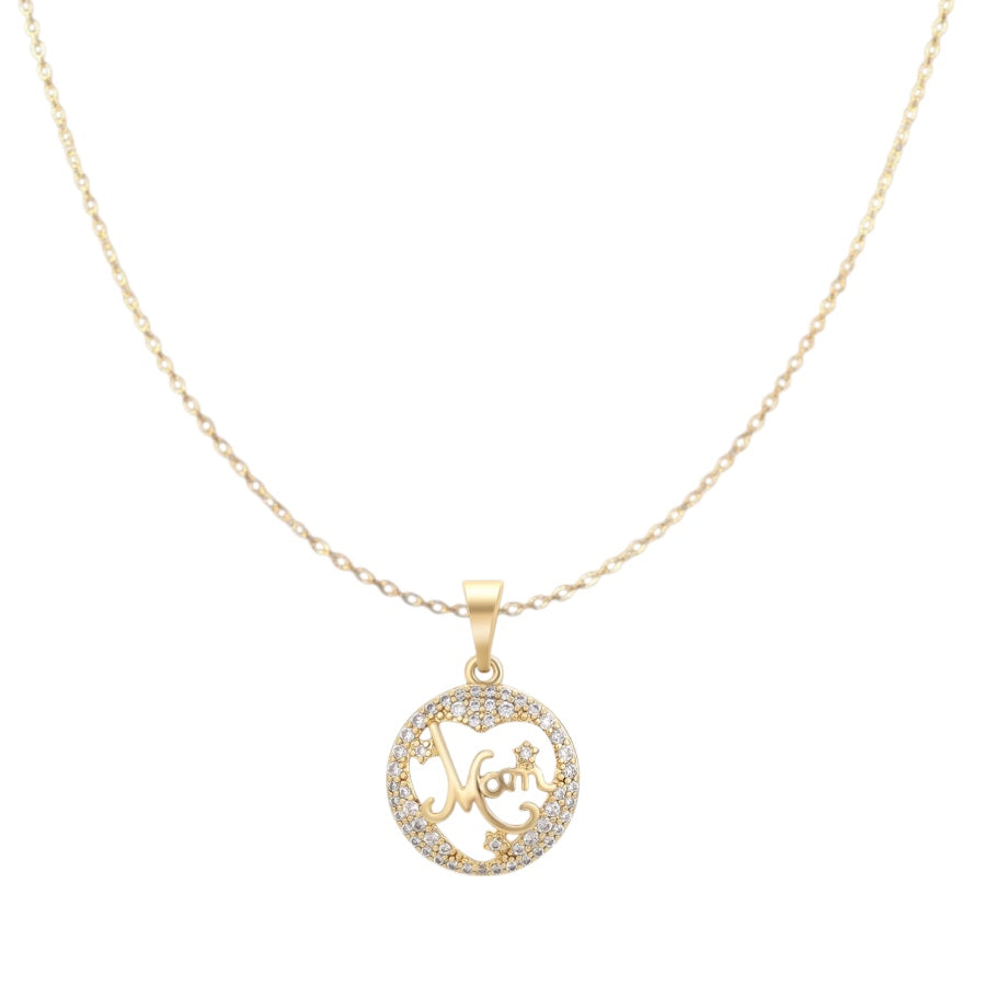 Позлатено колие "Мама"