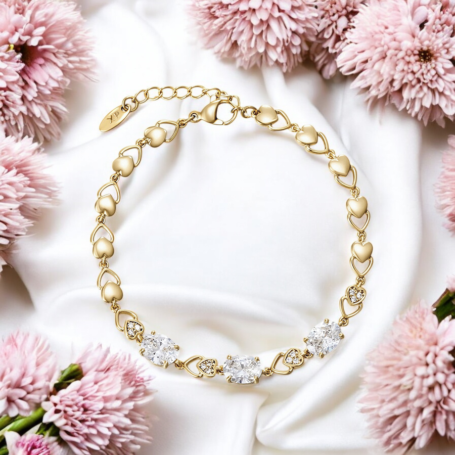 Позлатена гривна "Кралица"