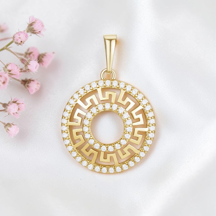 Позлатено колие "Сия"