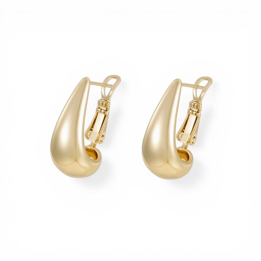 Позлатени обеци "Капка"