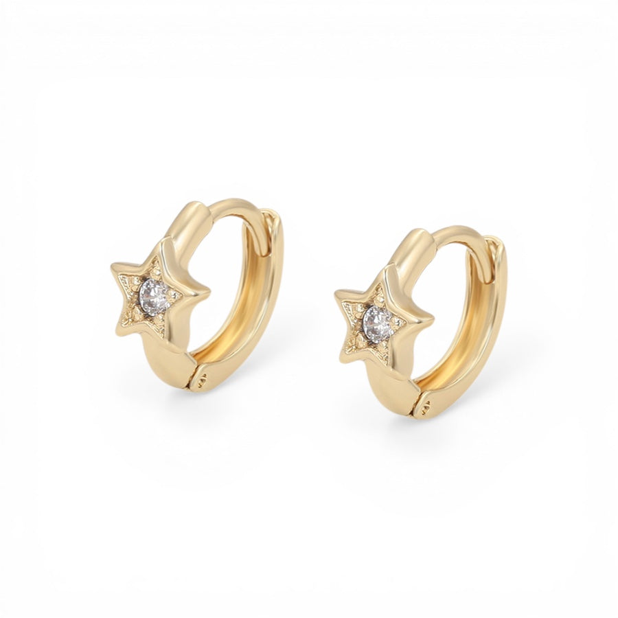 Позлатени обеци "Звезди"