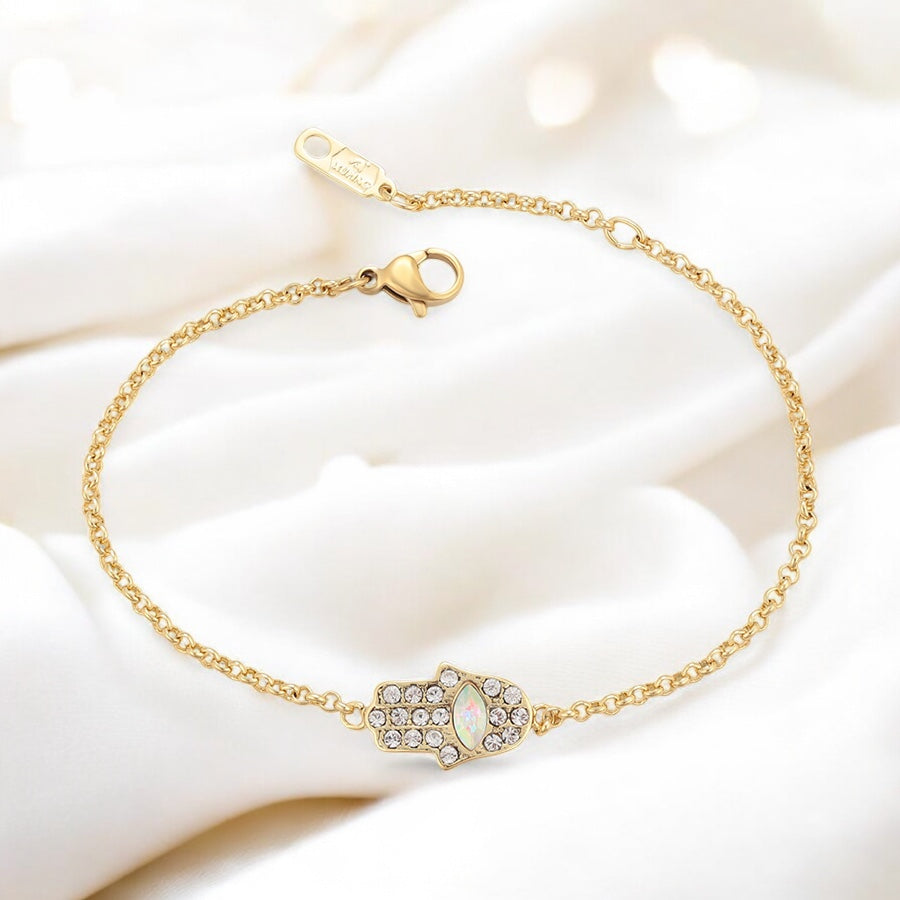 Позлатена гривна "Ръката на Фатима"